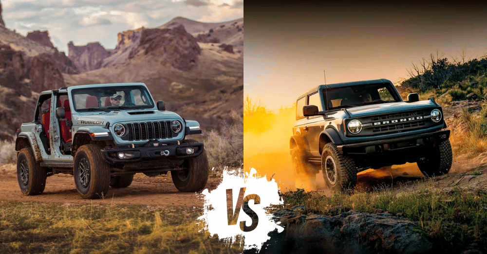 2024 Jeep Wrangler Vs. Ford Bronco: Comparing Two Off-Road Icons ...